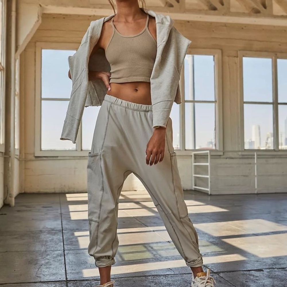 FP Movement Free People Hot Shot Pants Green Smoke